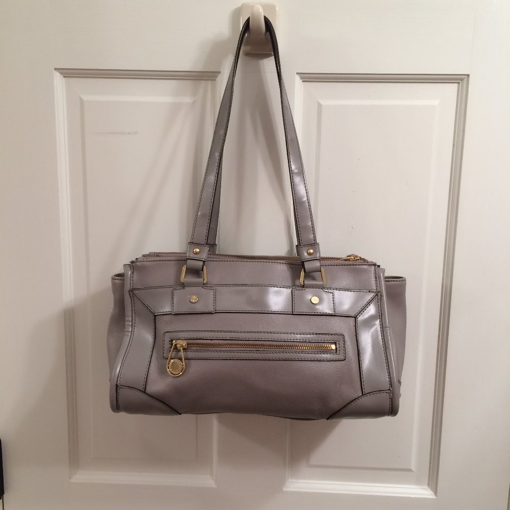 Isaac Mizrahi Live Satchel, Leather, SPRING BAG!!